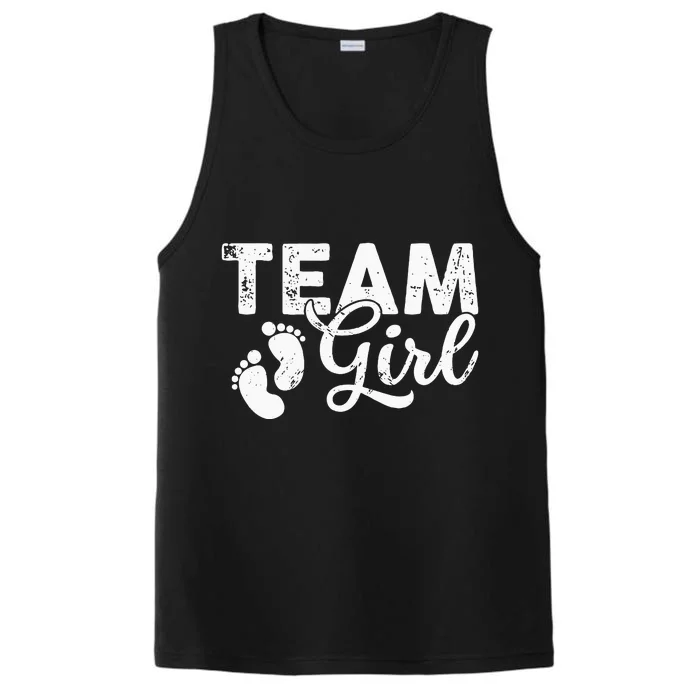 Team Gender Reveal Party Team Pink Baby Announcement Performance Tank