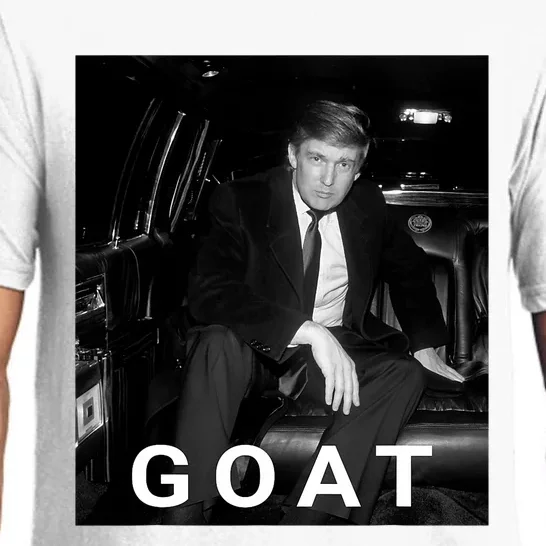 Trump Goat Republican Conservative Gift Trump 2024 Pajama Set