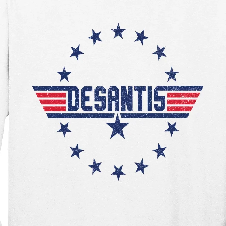 Top Gov Ron Desantis Long Sleeve Shirt