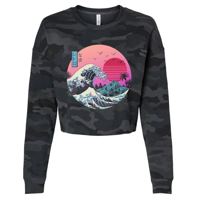 The Great Retro Wave Copy Cropped Pullover Crew