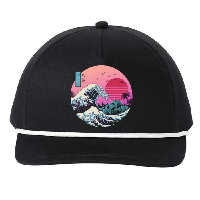 The Great Retro Wave Copy Snapback Five-Panel Rope Hat