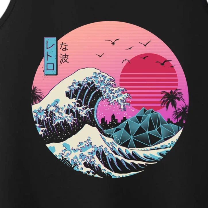 The Great Retro Wave Copy Performance Tank