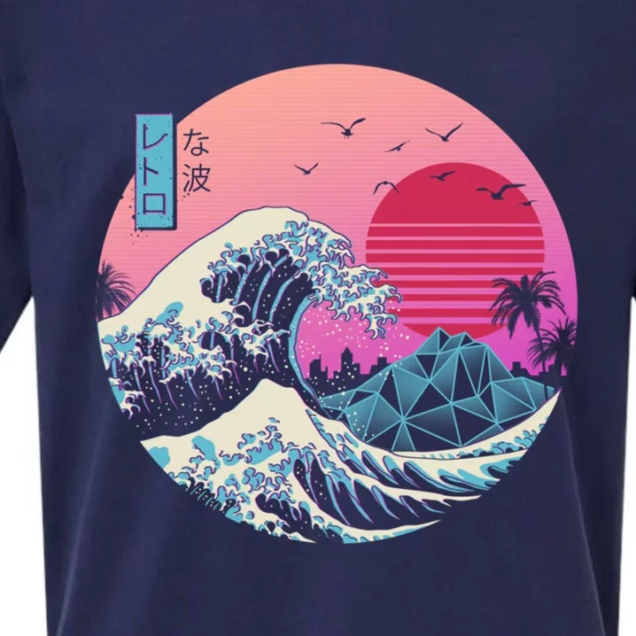 The Great Retro Wave Copy Sueded Cloud Jersey T-Shirt