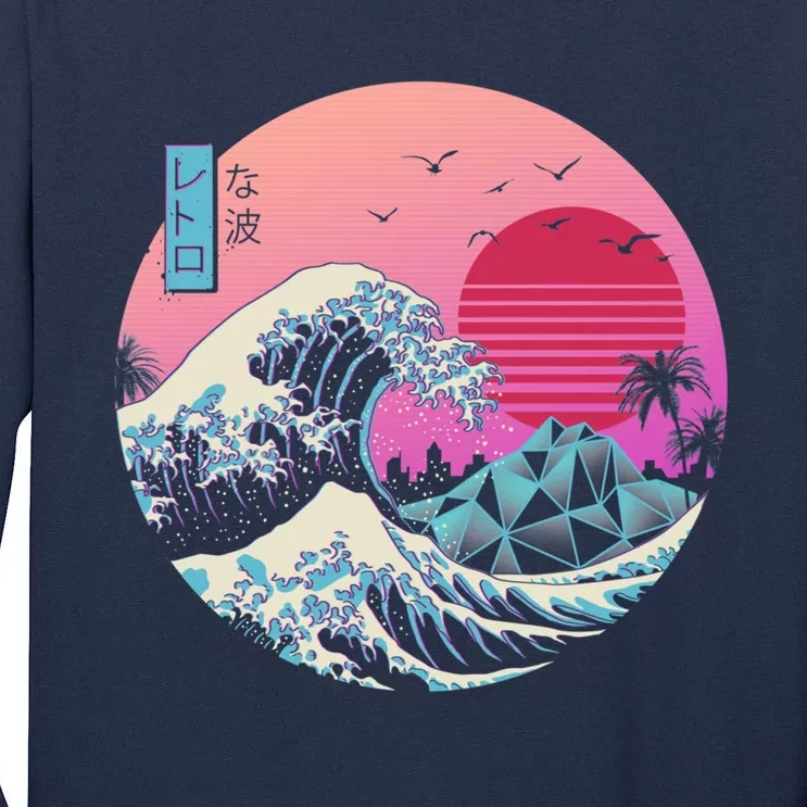 The Great Retro Wave Tall Long Sleeve T-Shirt