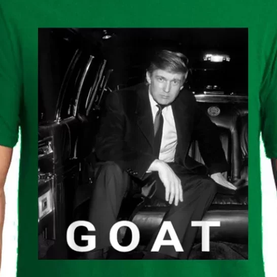 Trump Goat Republican Conservative Gift Trump 2024 Pajama Set