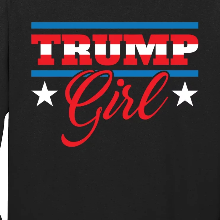 Trump Girl Reelect Donald Trump 2020 45 Pro Trump Gift Long Sleeve Shirt