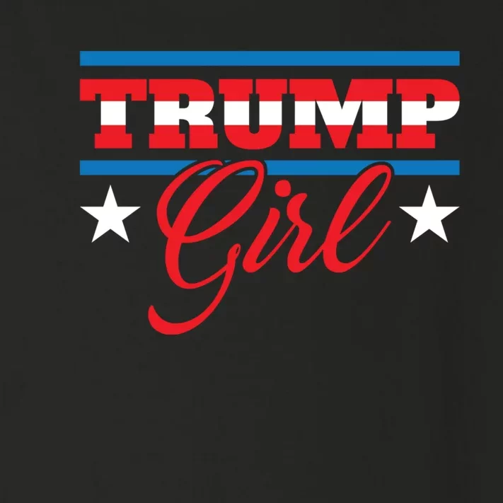 Trump Girl Reelect Donald Trump 2020 45 Pro Trump Gift Toddler Long Sleeve Shirt