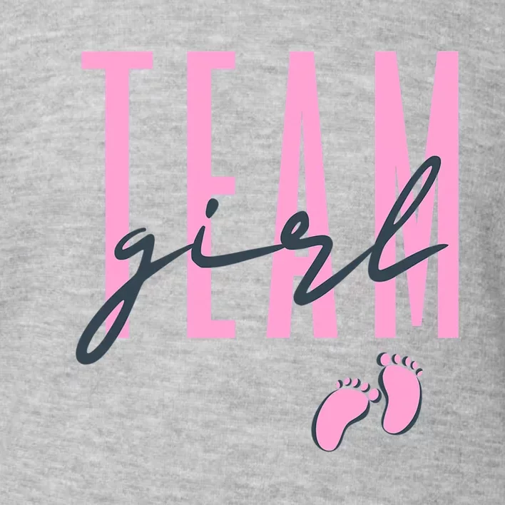 Team  Gender Reveal Baby Shower Pink or Blue Toddler Sweatshirt