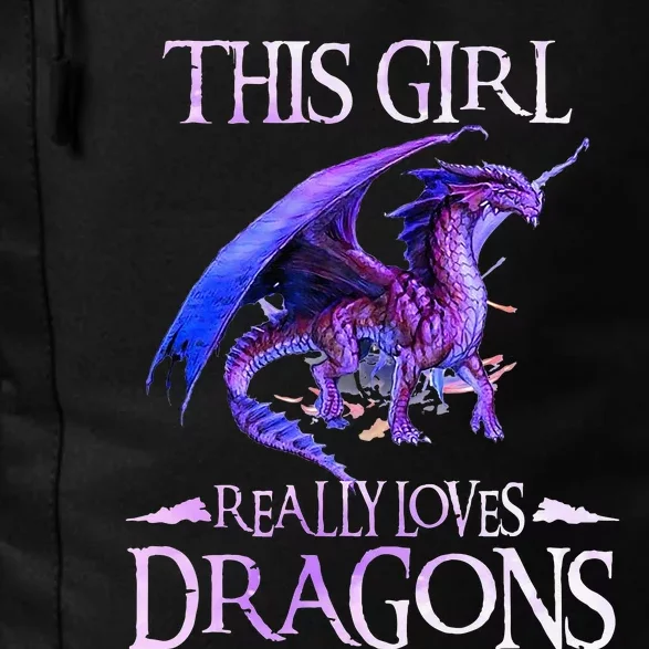 This Girl Really Loves Dragons Daily Commute Backpack