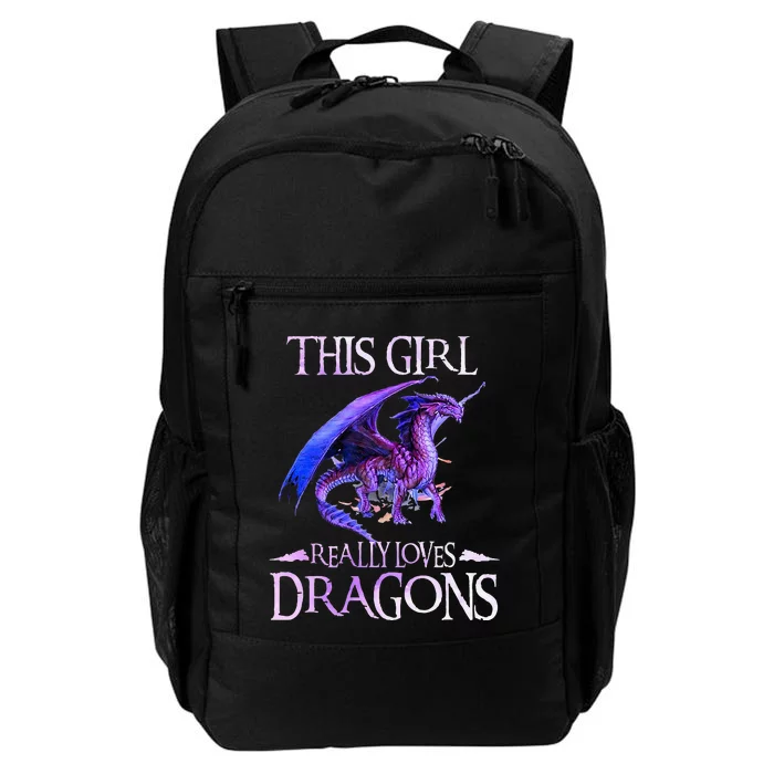 This Girl Really Loves Dragons Daily Commute Backpack