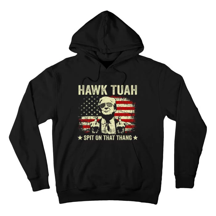 Trump Goat Republican Conservative Gift Trump 2024 Tall Hoodie