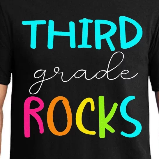 Third Grade Rocks Team 3rd Grade Teacher Pajama Set