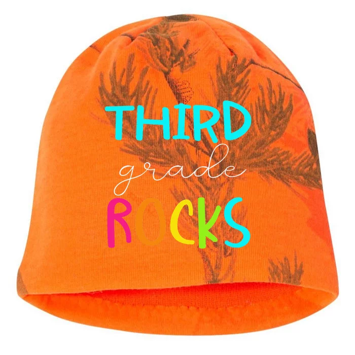 Third Grade Rocks Team 3rd Grade Teacher Kati - Camo Knit Beanie