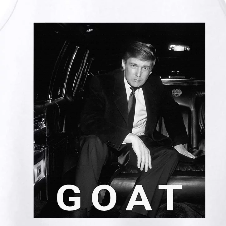 Trump Goat Republican Conservative Gift Trump 2024 Performance Tank