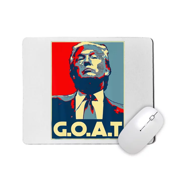 Trump Goat Republican Conservative Gift Trump 2024 Mousepad