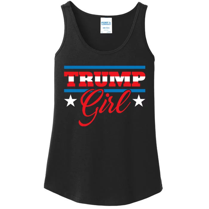 Trump Girl Reelect Donald Trump 2020 45 Pro Trump Gift Ladies Essential Tank