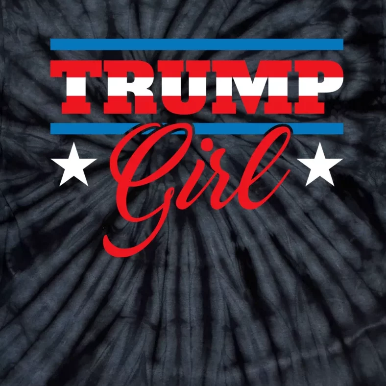 Trump Girl Reelect Donald Trump 2020 45 Pro Trump Gift Tie-Dye T-Shirt