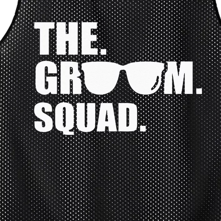 The Groom Squad Bachelor Party Mesh Reversible Basketball Jersey Tank