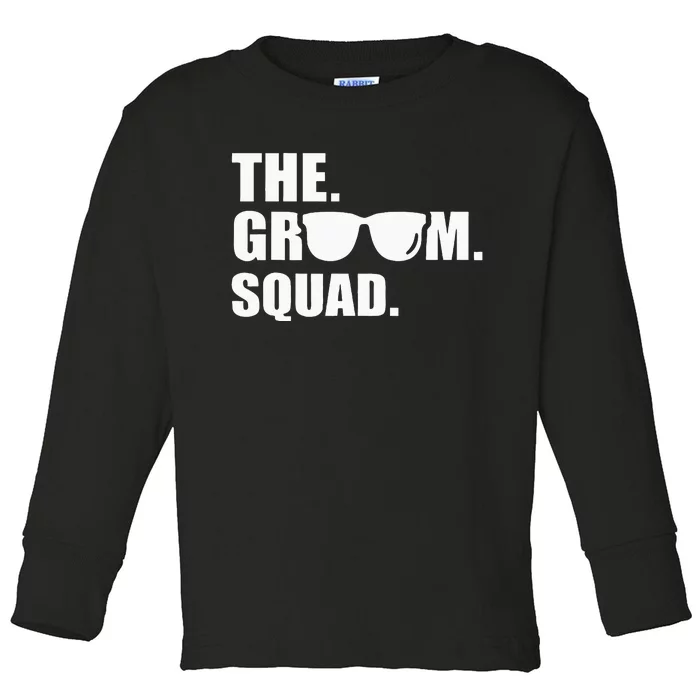 The Groom Squad Bachelor Party Toddler Long Sleeve Shirt