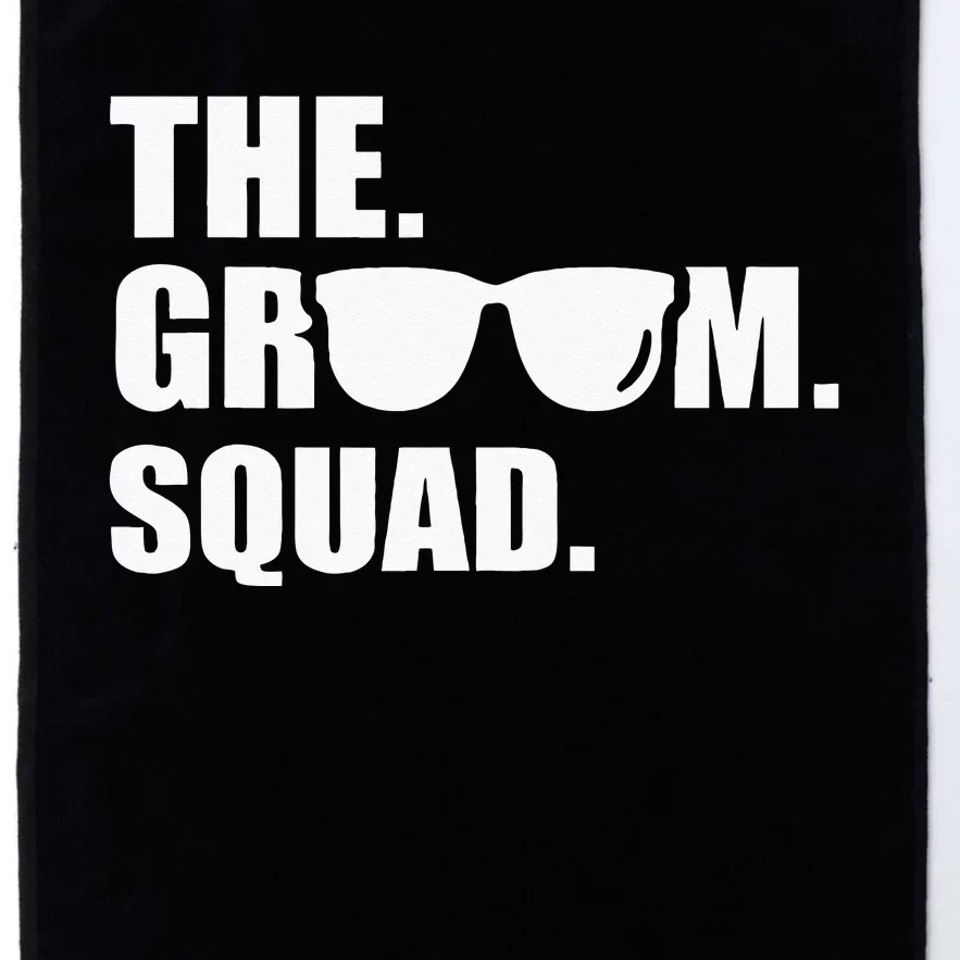 The Groom Squad Bachelor Party Platinum Collection Golf Towel