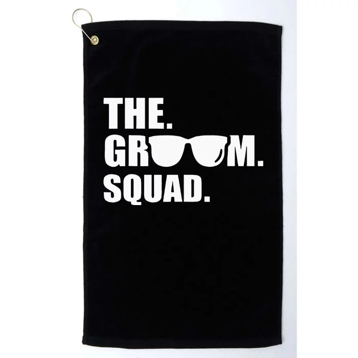 The Groom Squad Bachelor Party Platinum Collection Golf Towel