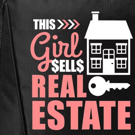 This Girl Sells Real Estate Real Estate Agent City Backpack