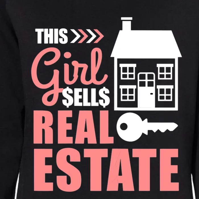 This Girl Sells Real Estate Real Estate Agent Womens California Wash Sweatshirt