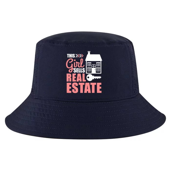 This Girl Sells Real Estate Real Estate Agent Cool Comfort Performance Bucket Hat