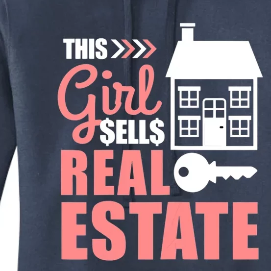 This Girl Sells Real Estate Real Estate Agent Women's Pullover Hoodie