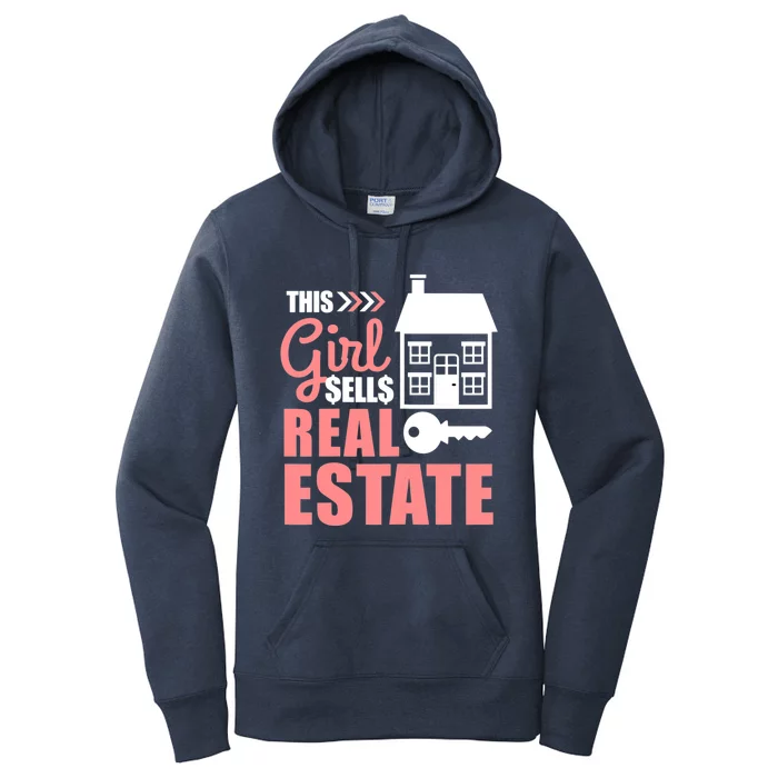 This Girl Sells Real Estate Real Estate Agent Women's Pullover Hoodie