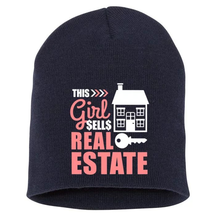 This Girl Sells Real Estate Real Estate Agent Short Acrylic Beanie