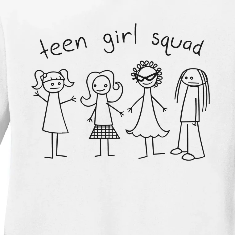 Teen Girl Squad Ladies Long Sleeve Shirt