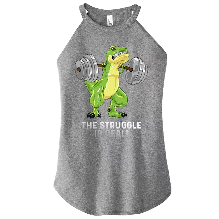 Tgreat Giftrex Squacool Gift Powerlifter Bodybuilding Squatting Gym Cute Gift Women’s Perfect Tri Rocker Tank