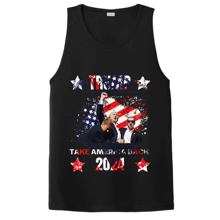 Trump Getting Shot 2024 Performance Tank