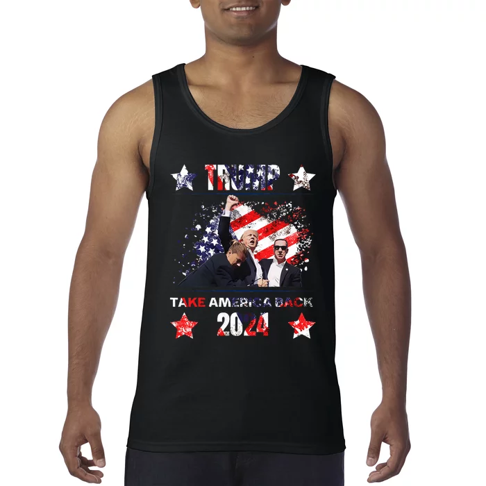 Trump Getting Shot 2024 Tank Top