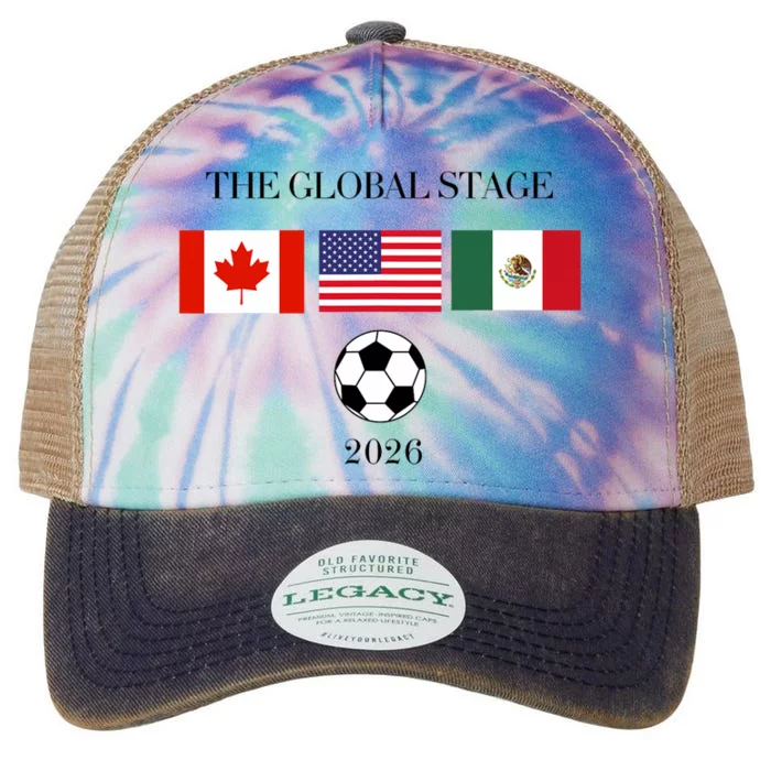 The Global Stage 2026 Legacy Tie Dye Trucker Hat