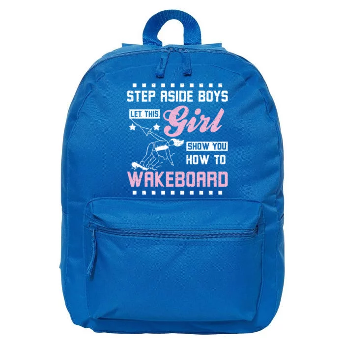 This Girl Show You How To Wakeboard Gift 16 in Basic Backpack