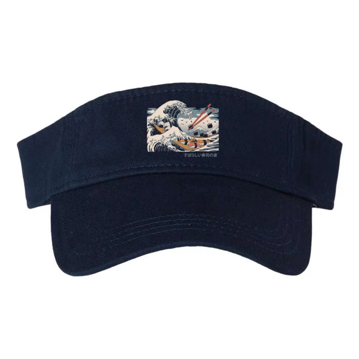 The Great Sushi Wave Valucap Bio-Washed Visor