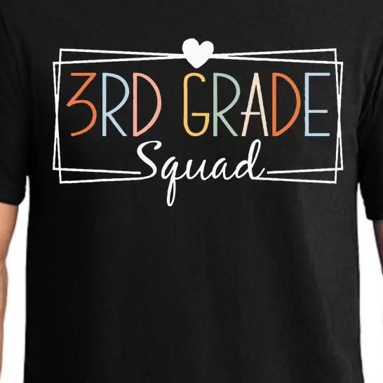 Third Grade Squad Teachers 3rd Grade Back to School Pajama Set