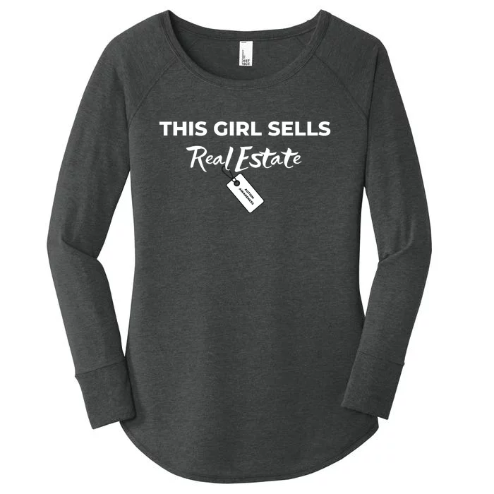 This Girl Sells Real Estate Women's Perfect Tri Tunic Long Sleeve Shirt