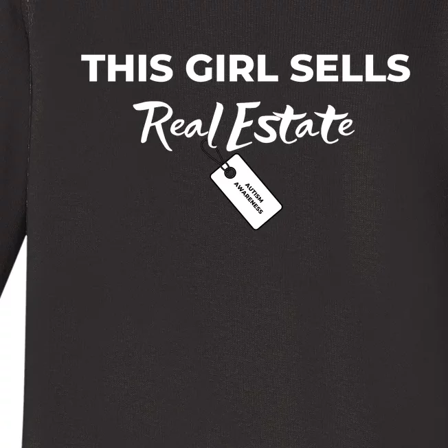 This Girl Sells Real Estate Baby Long Sleeve Bodysuit