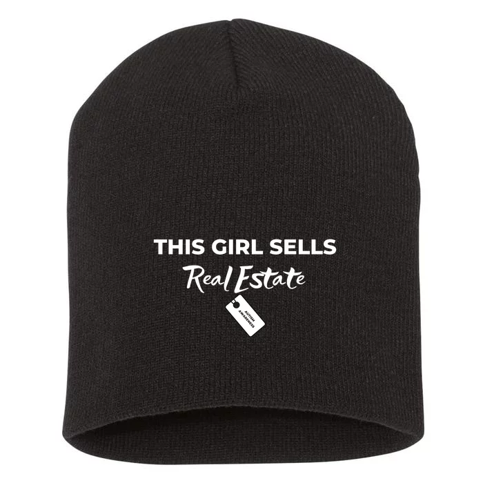 This Girl Sells Real Estate Short Acrylic Beanie