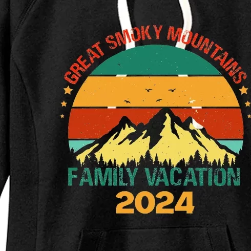 Tennessee Great Smoky Mountains Family Vacation 2024 Women's Fleece Hoodie