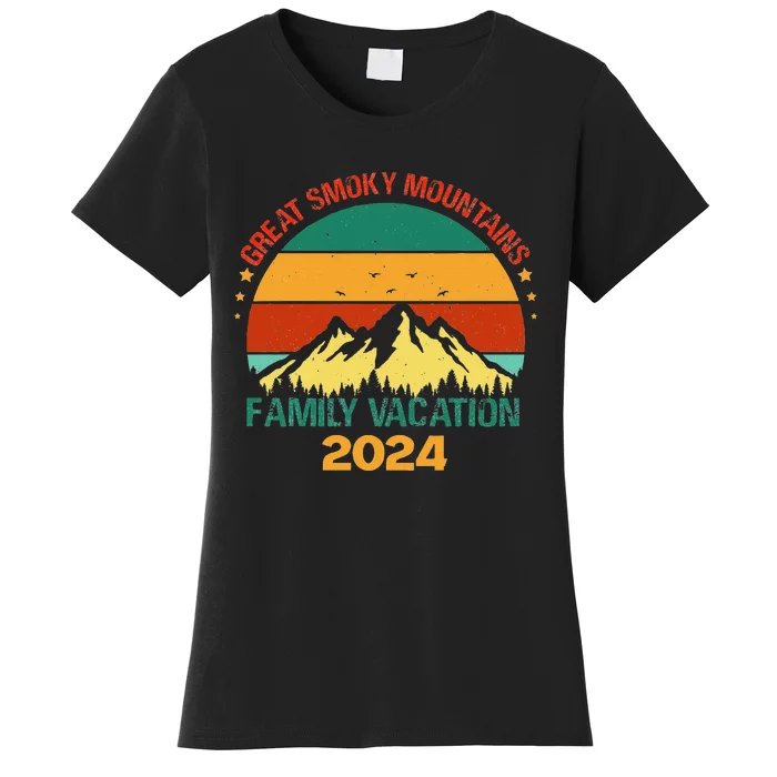 Tennessee Great Smoky Mountains Family Vacation 2024 Women's T-Shirt