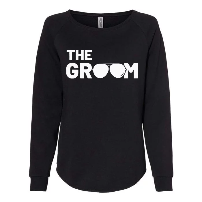 The Groom Squat Bachelor Supplies Party Wedding Womens California Wash Sweatshirt