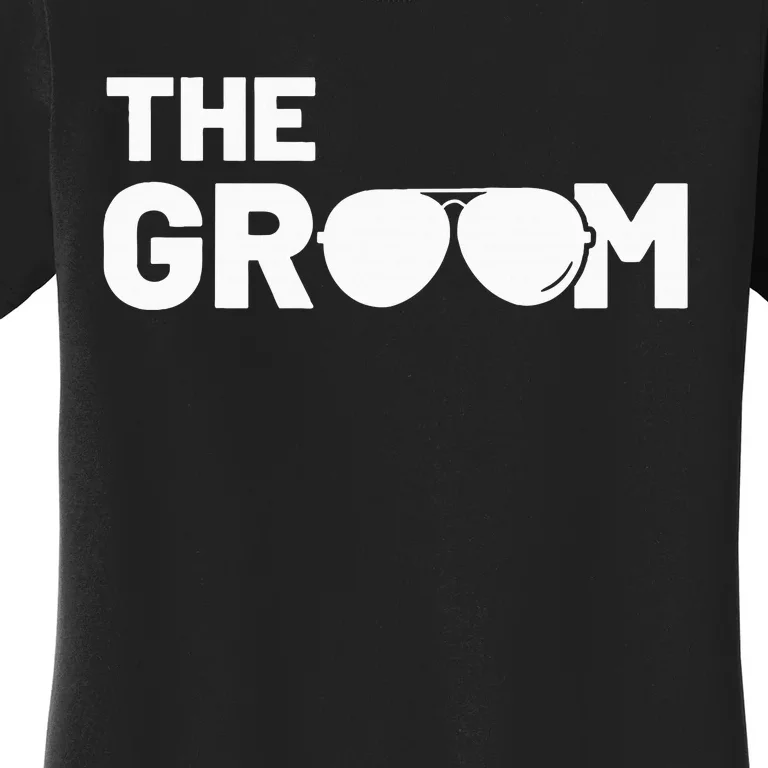 The Groom Squat Bachelor Supplies Party Wedding Women's T-Shirt