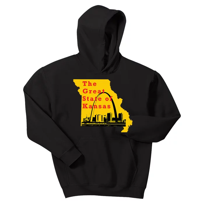 The Great State Of Kansas Trump Kids Hoodie