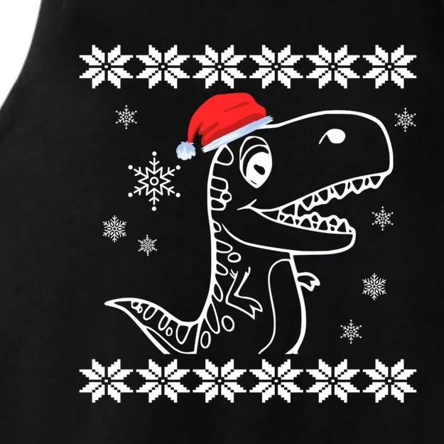 Tcool Giftrex Santa Rawr Ho Ho Cool Christmas Costume Tee Gift Ladies Tri-Blend Wicking Tank