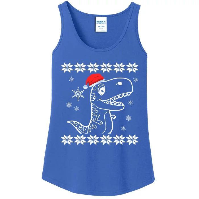 Tcool Giftrex Santa Rawr Ho Ho Cool Christmas Costume Tee Gift Ladies Essential Tank