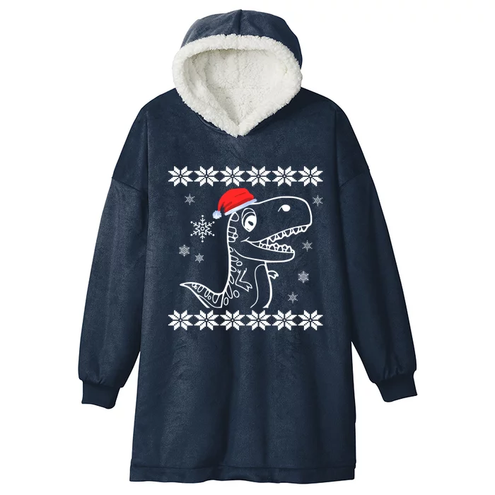 Tcool Giftrex Santa Rawr Ho Ho Cool Christmas Costume Tee Gift Hooded Wearable Blanket